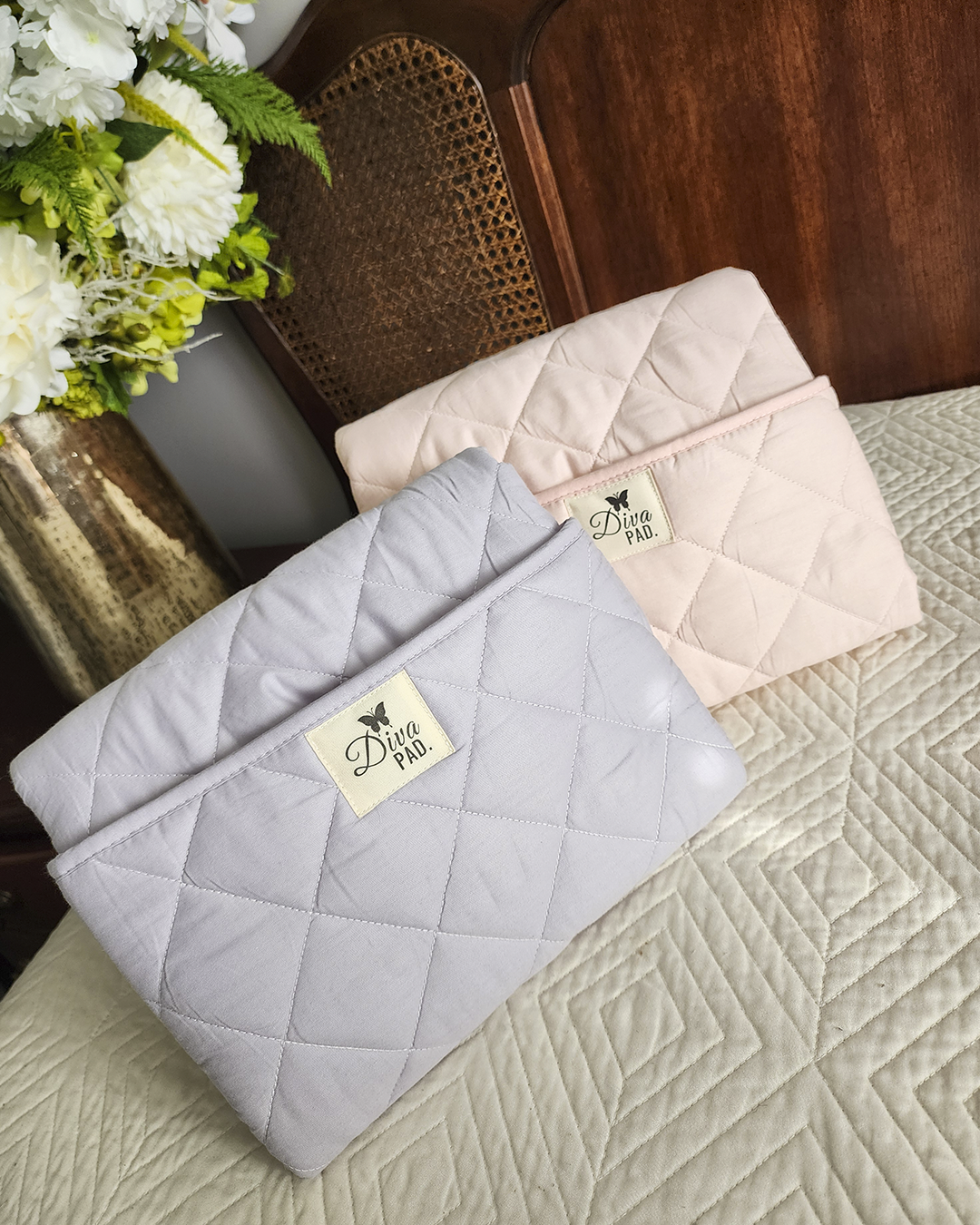 Diva Pad Reusable Menstrual Bed Pad Bundle (Pink & Grey) 10% OFF!