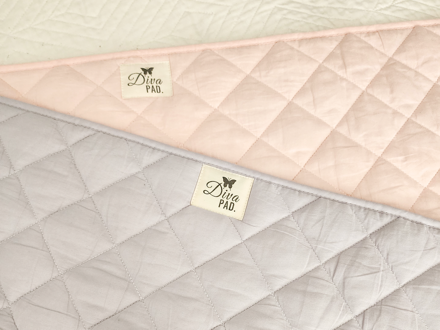 Diva Pad Reusable Menstrual Bed Pad Bundle (Pink & Grey) 10% OFF!