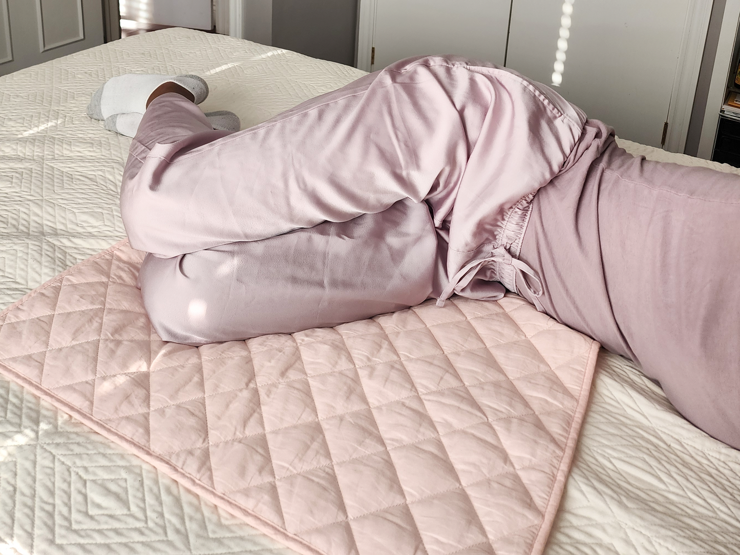 Diva Pad Reusable Menstrual Bed Pad Bundle (Pink & Grey) 10% OFF!